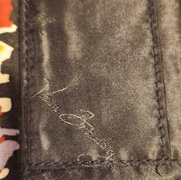 Vera Bradley Trifold Wallet Painted Feathers Organizer Clutch - Picture 5 of 5